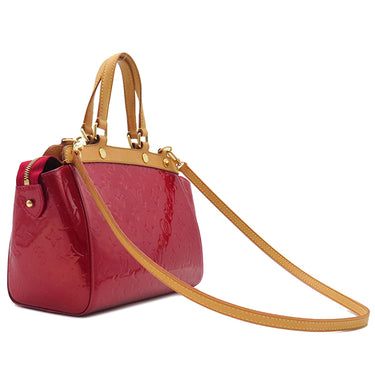 ルイヴィトン LOUIS VUITTON ブレアPM M91623 ポムダムール モノグラムヴェルニ 2WAYバッグ ゴールド金具 赤 ハンドバッグ ショルダー