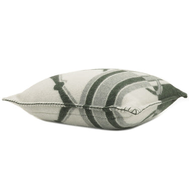 エルメス HERMES タッタソール クッション フォレ ウール カシミヤ ファッション雑貨 ホワイト金具 カバー取り外し可