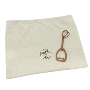 エルメス HERMES スティープル28 グリ×エクリュ トワルアッシュ スイフト トートバッグ 茶