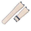 ブレゲ BREGUET ネイビー クロコダイル 腕時計パーツ 新品同様 純正 替え クロコ ベルト バンド 予備 スペア ストラップ 24mm ネイビー 紺