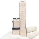 ブレゲ BREGUET ネイビー クロコダイル 腕時計パーツ 新品同様 純正 替え クロコ ベルト バンド 予備 スペア ストラップ 24mm ネイビー 紺