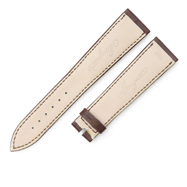 ブレゲ BREGUET ブラウン クロコダイル 腕時計パーツ 未使用 純正 クロコ ベルト バンド 替え 予備 スペア ストラップ 20mm ブラウン 茶