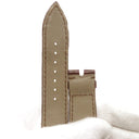 ブレゲ BREGUET ダークブラウン クロコダイル 腕時計パーツ 新品同様 純正 替え クロコ バンド ベルト ストラップ 21mm ダークブラウン 茶