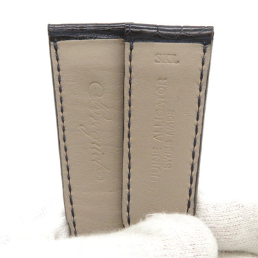 ブレゲ BREGUET ネイビー クロコダイル 腕時計パーツ 未使用 純正 替え クロコ バンド ベルト ストラップ 23mm ネイビー 紺