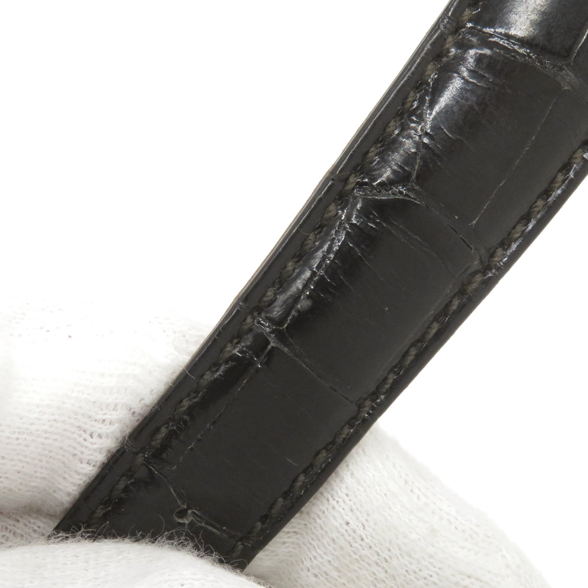 ブレゲ BREGUET ブラック クロコダイル 腕時計パーツ 純正 クロコ