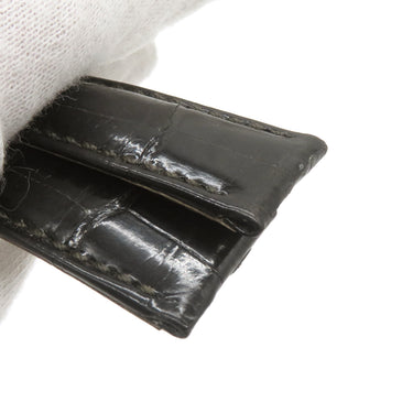 ブレゲ BREGUET ブラック クロコダイル 腕時計パーツ 純正 クロコ レザー 本革 ベルト バンド 替え 予備 スペア ストラップ 18mm ブラック 黒