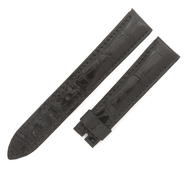 ブレゲ BREGUET ブラック クロコダイル 腕時計パーツ 未使用 純正 クロコ ベルト バンド 替え 予備 スペア ストラップ 18mm ブラック 黒