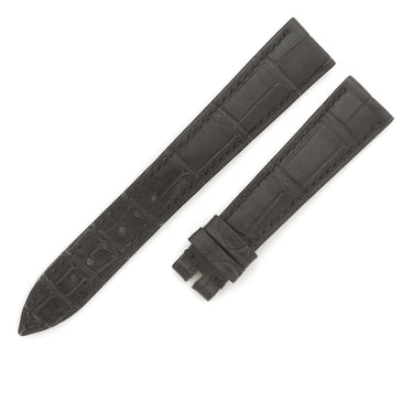 ブレゲ BREGUET ブラック クロコダイル 腕時計パーツ 新品同様 純正 クロコ ベルト バンド 替え 予備 スペア ストラップ 18mm ブラック 黒