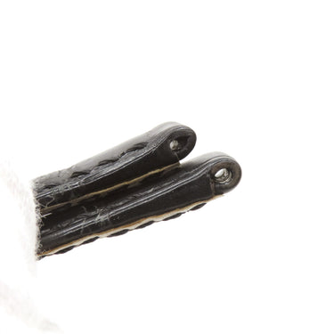 ブレゲ BREGUET ブラック クロコダイル 腕時計パーツ 新品同様 純正 クロコ ベルト バンド 替え 予備 スペア ストラップ 18mm ブラック 黒