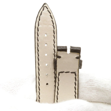 ブレゲ BREGUET ブラック クロコダイル 腕時計パーツ 新品同様 純正 クロコ ベルト バンド 替え 予備 スペア ストラップ 18mm ブラック 黒