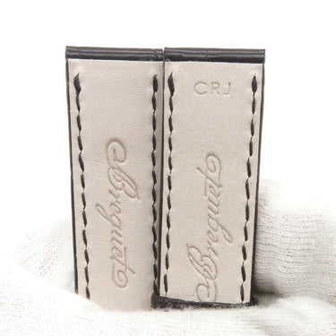 ブレゲ BREGUET ブラック クロコダイル 腕時計パーツ 未使用 純正 クロコ レザー 本革 ベルト バンド 替え 予備 スペア ストラップ 17mm ブラック 黒