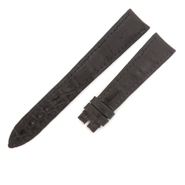ブレゲ BREGUET ブラック クロコダイル 腕時計パーツ 未使用 純正 クロコ レザー 本革 ベルト バンド 替え 予備 スペア ストラップ 18mm ブラック 黒