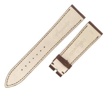 ブレゲ BREGUET ブラウン クロコダイル 腕時計パーツ 新品同様 純正 替え クロコ バンド ベルト ストラップ 21mm ブラウン 茶