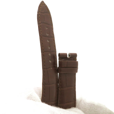 ブレゲ BREGUET ブラウン クロコダイル 腕時計パーツ 新品同様 純正 替え クロコ バンド ベルト ストラップ 21mm ブラウン 茶