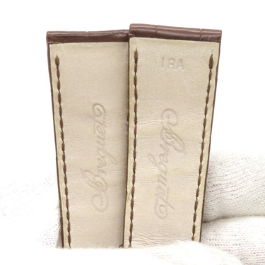 ブレゲ BREGUET ブラウン クロコダイル 腕時計パーツ 新品同様 純正 替え クロコ バンド ベルト ストラップ 21mm ブラウン 茶