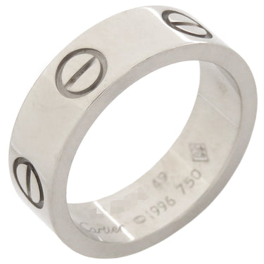 カルティエ Cartier ラブリング B4084749 ホワイトゴールド K18WG #49(JP9) リング 指輪 LOVE Ring 750 18K WG 18金 8号