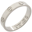 カルティエ Cartier ミニラブリング B4085155 ホワイトゴールド K18WG #55(JP15) リング 指輪 LOVE Ring 750 18K WG 18金 14.5号