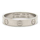 カルティエ Cartier ミニラブリング B4085155 ホワイトゴールド K18WG #55(JP15) リング 指輪 LOVE Ring 750 18K WG 18金 14.5号