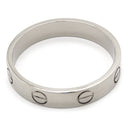 カルティエ Cartier ミニラブリング B4085155 ホワイトゴールド K18WG #55(JP15) リング 指輪 LOVE Ring 750 18K WG 18金 14.5号