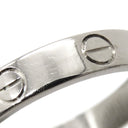 カルティエ Cartier ミニラブリング B4085155 ホワイトゴールド K18WG #55(JP15) リング 指輪 LOVE Ring 750 18K WG 18金 14.5号