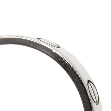 カルティエ Cartier ミニラブリング B4085155 ホワイトゴールド K18WG #55(JP15) リング 指輪 LOVE Ring 750 18K WG 18金 14.5号