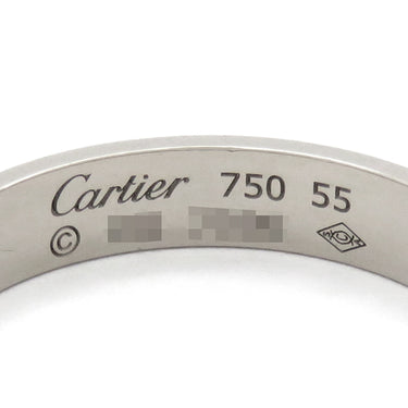 カルティエ Cartier ミニラブリング B4085155 ホワイトゴールド K18WG #55(JP15) リング 指輪 LOVE Ring 750 18K WG 18金 14.5号
