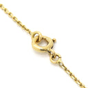 ジャンピエールベラン JEAN PIERRE BELLIN フクロウモチーフ グリーンXイエローゴールド K18YG ダイヤモンド グリーンカルセドニー ブルーサファイア ネックレス 緑 18金 750YG