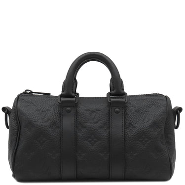 ルイヴィトン LOUIS VUITTON キーポル バンドリエール 25 M20900 ノワール トリヨンレザー 2WAYバッグ ブラック金具 ショルダー ボストン