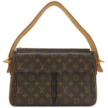 ルイヴィトン LOUIS VUITTON ヴィバシテ GM M51163 モノグラム モノグラムキャンバス ショルダーバッグ ゴールド金具 茶