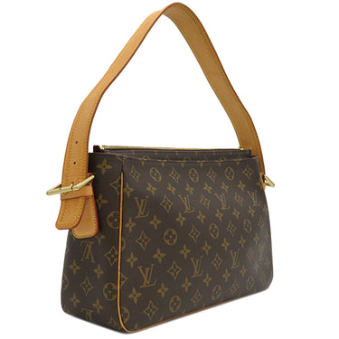 ルイヴィトン LOUIS VUITTON ヴィバシテ GM M51163 モノグラム モノグラムキャンバス ショルダーバッグ ゴールド金具 茶