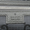 グッチ GUCCI GG リップストップ トート 767929 グレー ナイロン レザー トートバッグ シルバー金具 ショルダー ダークグレー