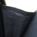 クリスチャン・ディオール Christian Dior 30 MONTAIGNE フォンホルダー 43MA0271 ブラック キャンバス 2WAYバッグ ゴールド金具 チェーンショルダー 紺