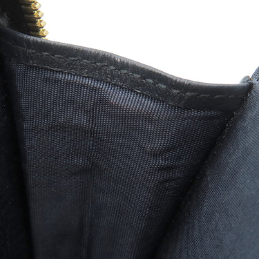 クリスチャン・ディオール Christian Dior 30 MONTAIGNE フォンホルダー 43MA0271 ブラック キャンバス 2WAYバッグ ゴールド金具 チェーンショルダー 紺