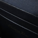 クリスチャン・ディオール Christian Dior 30 MONTAIGNE フォンホルダー 43MA0271 ブラック キャンバス 2WAYバッグ ゴールド金具 チェーンショルダー 紺