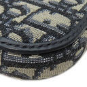 クリスチャン・ディオール Christian Dior 30 MONTAIGNE フォンホルダー 43MA0271 ブラック キャンバス 2WAYバッグ ゴールド金具 チェーンショルダー 紺