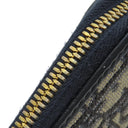 クリスチャン・ディオール Christian Dior 30 MONTAIGNE フォンホルダー 43MA0271 ブラック キャンバス 2WAYバッグ ゴールド金具 チェーンショルダー 紺