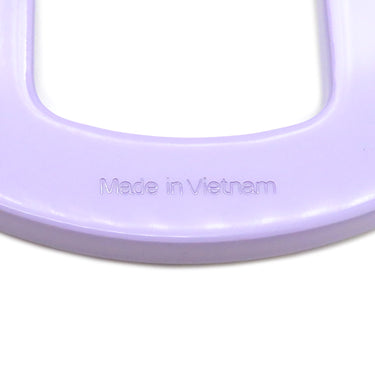 エルメス HERMES Hエキップ H057087FL01 パープル×イエロー バッファローホーン レザー ラッカー ネックレス 紫 黄色