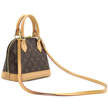 ルイヴィトン LOUIS VUITTON アルマ BB M53152 モノグラム モノグラムキャンバス 2WAYバッグ ゴールド金具 茶 ショルダー ハンドバッグ