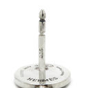 エルメス HERMES エクスリブリス フープ シルバーXピンクゴールド シルバー925 K18PG ピアス Ag925 AU750 スイング サークル