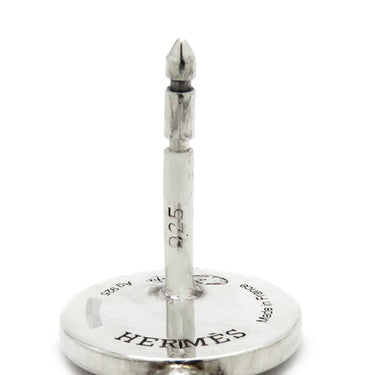 エルメス HERMES エクスリブリス フープ シルバーXピンクゴールド シルバー925 K18PG ピアス Ag925 AU750 スイング サークル