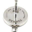 エルメス HERMES エクスリブリス フープ シルバーXピンクゴールド シルバー925 K18PG ピアス Ag925 AU750 スイング サークル