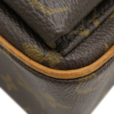 ルイヴィトン LOUIS VUITTON ヴィバシテ MM M51164 モノグラム モノグラムキャンバス ショルダーバッグ ゴールド金具 茶 ハンドバッグ 肩掛け