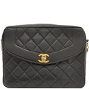 シャネル CHANEL マトラッセ フリンジ ブラック レザー ショルダーバッグ ゴールド金具 黒 タッセル チェーンショルダー