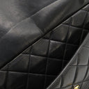 シャネル CHANEL マトラッセ フリンジ ブラック レザー ショルダーバッグ ゴールド金具 黒 タッセル チェーンショルダー