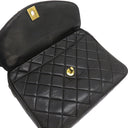 シャネル CHANEL マトラッセ フリンジ ブラック レザー ショルダーバッグ ゴールド金具 黒 タッセル チェーンショルダー