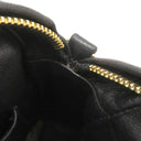 シャネル CHANEL マトラッセ フリンジ ブラック レザー ショルダーバッグ ゴールド金具 黒 タッセル チェーンショルダー