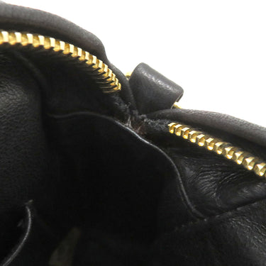 シャネル CHANEL マトラッセ フリンジ ブラック レザー ショルダーバッグ ゴールド金具 黒 タッセル チェーンショルダー