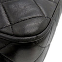 シャネル CHANEL マトラッセ フリンジ ブラック レザー ショルダーバッグ ゴールド金具 黒 タッセル チェーンショルダー