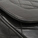 シャネル CHANEL マトラッセ フリンジ ブラック レザー ショルダーバッグ ゴールド金具 黒 タッセル チェーンショルダー