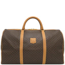 セリーヌ CELINE マカダム ブラウン PVC レザー ボストンバッグ ゴールド金具 総柄 トリオンフ ロゴ ヴィンテージ